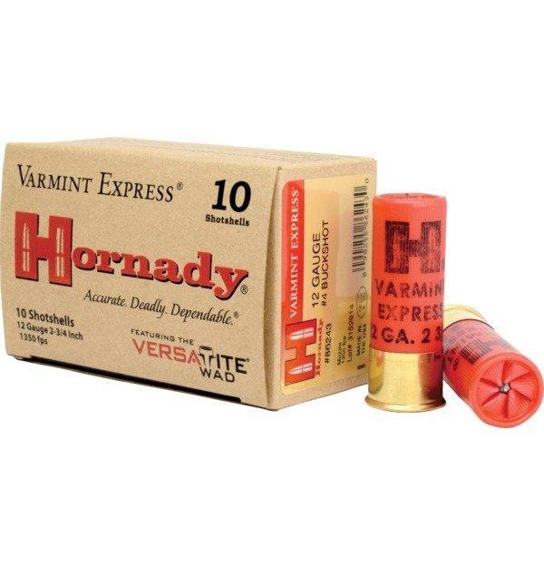 AMMO 12GA #4 BUCKSHOT 2-3/4" VARMINT EXPRESS - Precision Shot Firearms