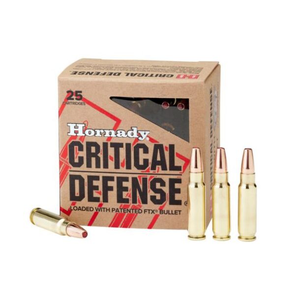 Hornady Critical Defense Ammunition 5.7x28 FN 40gr FTX 25/ct - Precision Shot Firearms