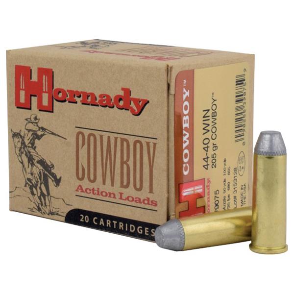 Hornady Cowboy Ammo .44-40 Win 205 gr RNFP - 20/box - Precision Shot Firearms