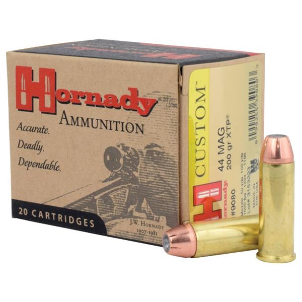 Hornady Custom Handgun Ammunition .44 Magnum 200 gr XTP 20/Box - Precision Shot Firearms