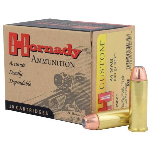 Hornady Custom Handgun Ammunition .44 Mag 240 gr XTP 1350 fps 20/box - Precision Shot Firearms