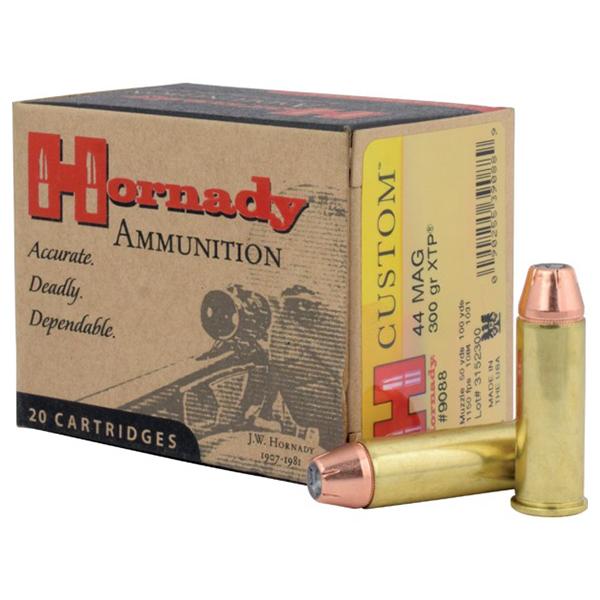 Hornady Custom Handgun Ammunition .44 Mag 300 gr XTP 1150 fps 20/box - Precision Shot Firearms