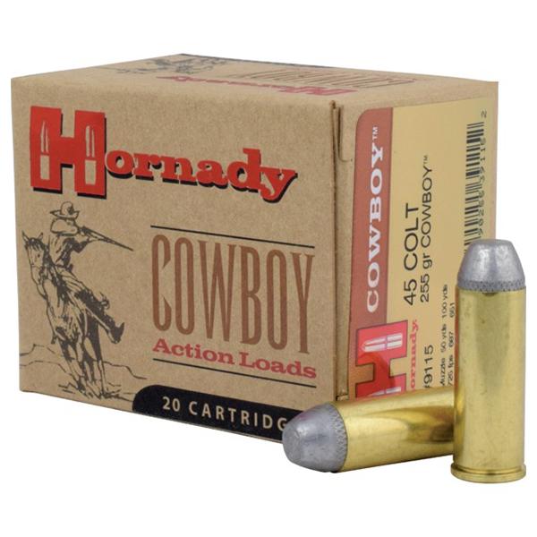 Hornady Cowboy .45 LC 255 gr FN Handgun Ammo - 20/box - Precision Shot Firearms