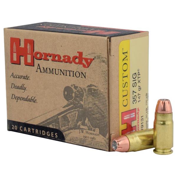 Hornady TAP FPD Handgun Ammunition .357 SIG 147 gr XTP 1225 fps 20/box - Precision Shot Firearms
