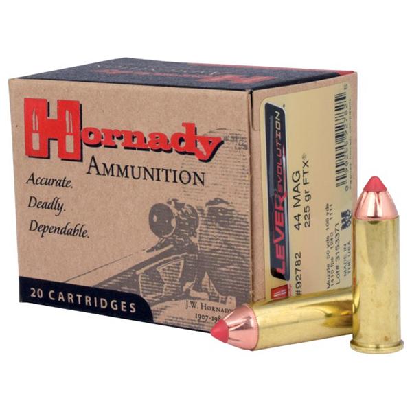 Hornady LEVERevolution Handgun Ammunition .44 Mag 225 gr FTX 1410 fps 20/box - Precision Shot Firearms