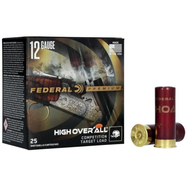 Federal High Over All Shotshells 12ga 2-3/4" 1-1/8oz 1250 fps #7.5 25/ct - Precision Shot Firearms