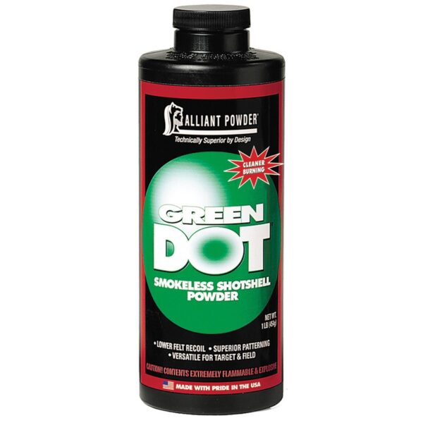 Alliant Green Dot Shotshell Powder 1 lbs - Precision Shot Firearms