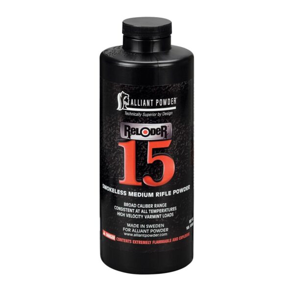 Alliant Reloder 15 Rifle Powder - 1lbs - Precision Shot Firearms