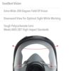 Honeywell North 5400 Series Full Face Respirator Mask with Dual Cartridge Connectors for N Series Filters M/L - Precision Shot Firearms