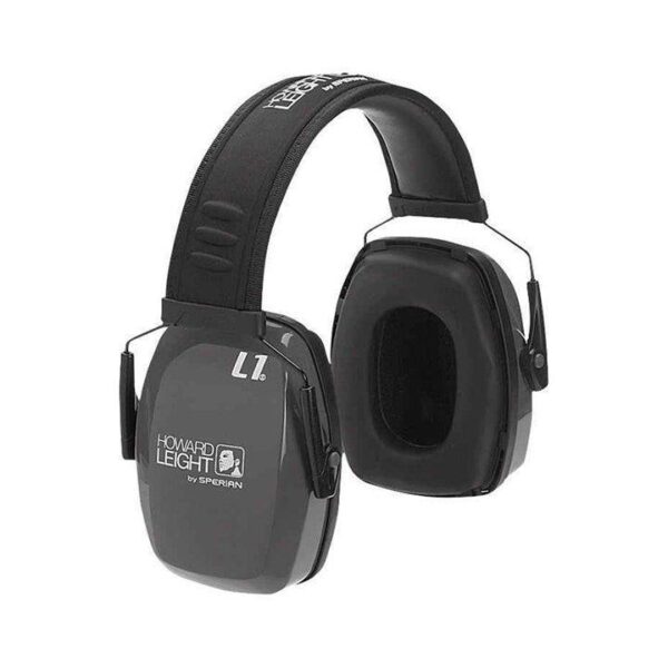 Howard Leight Leightning L1 Slimline Passive Earmuff - Black/Gray - Precision Shot Firearms
