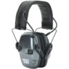 Howard Leight Impact Sport Small Earmuff - Metallic Charcoal Grey Black Band 22dB NRR - Precision Shot Firearms