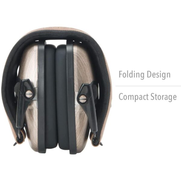 Howard Leight Impact Sport Bluetooth Earmuff Brushed Bronze Brown Band 21dB - Precision Shot Firearms