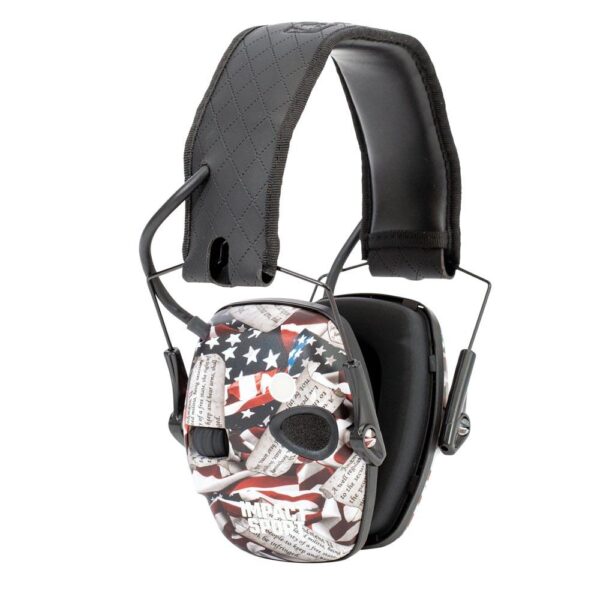 Howard Leight Impact Sport Shooting Electronic Ear Muffs with Bluetooth 21dB 2nd Amendment - Precision Shot Firearms