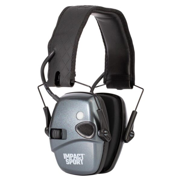Howard Leight Impact Sport Shooting Electronic Ear Muffs with Bluetooth 21dB Charcoal Grey - Precision Shot Firearms