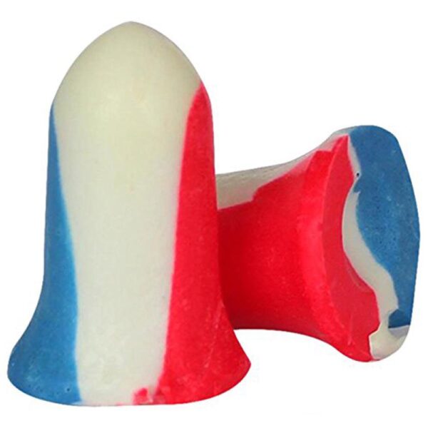 Howard Leight Shooter's Earplugs 33NRR Red White Blue 100 Pairs - Precision Shot Firearms