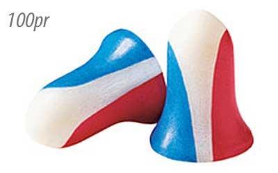 Howard Leight USA Shooters Earplugs100 pair pack Red/White/Blue - Precision Shot Firearms