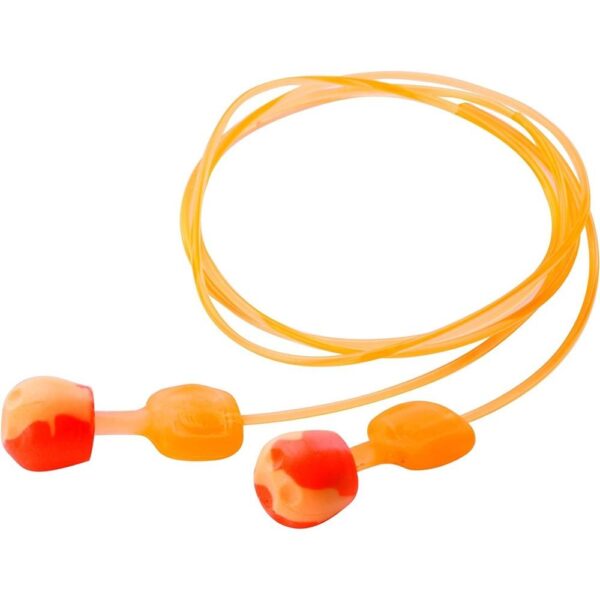 Howard Leight TrustFit Pod Corded Push-In Reusable Foam Ear Plugs 28dB Case 100 Pairs - Precision Shot Firearms