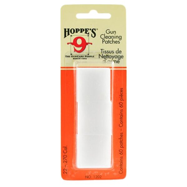 Hoppe's Patches .22 to .270 Caliber Patches - 60/ct - Precision Shot Firearms
