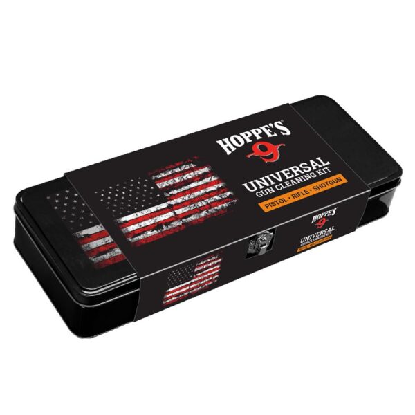 Hoppe's Universal Gun Cleaning Kit Tin Kit with Mops - Precision Shot Firearms