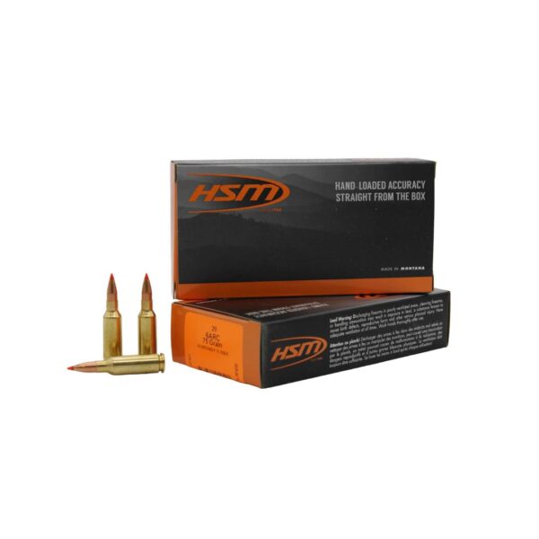 HSM Varmint Rifle Ammunition 6mm ARC 75gr V-Max PT 3035 fps 20/ct - Precision Shot Firearms