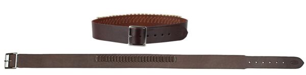 Hunter Leather Cartridge Belt .45 Caliber 40" - 45" Large Antique Brown - Precision Shot Firearms