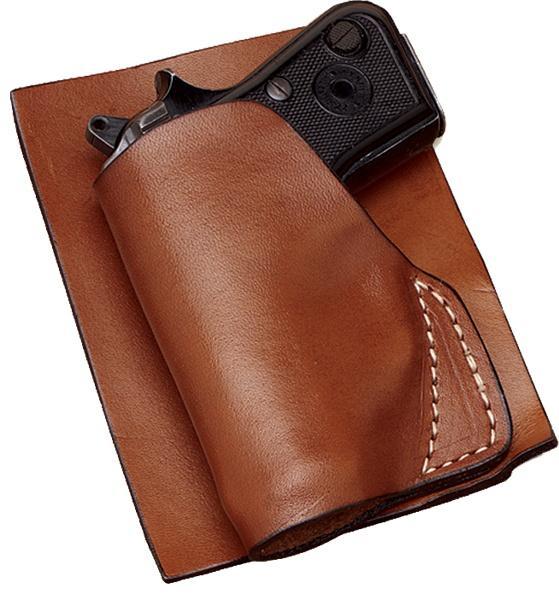 Hunter Leather Ruger LCP Pocket Holster Right Hand Tan - Precision Shot Firearms