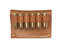 Hunter Leather Leather Cartridge Slide .50 Caliber 6 Rounds - Precision Shot Firearms