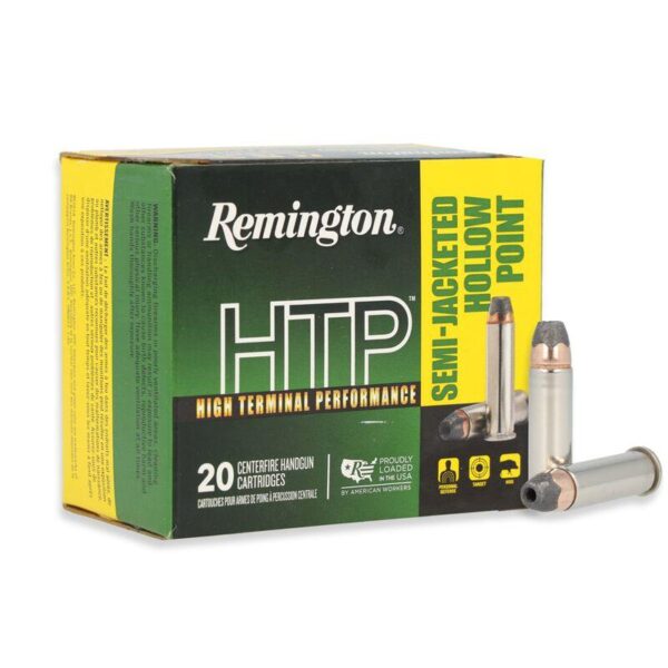 Remington HTP Handgun Ammunition .38 Spl(+P) 110gr SJHP 995 fps 20/rd - Precision Shot Firearms
