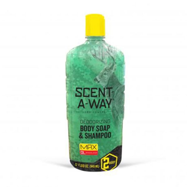 Scent-A-Way MAX Liquid Body Soap & Shampoo 32 oz Bottle - Precision Shot Firearms