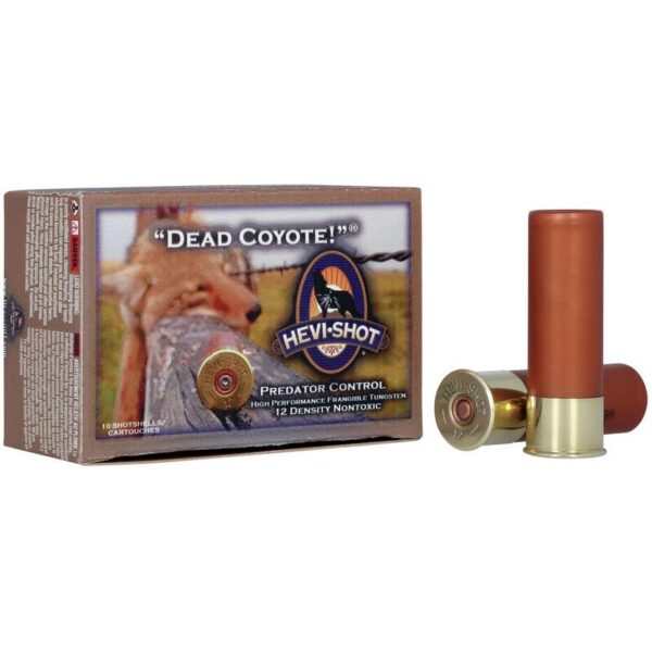 HEVI-Shot Dead Coyote! Shotshells 12 ga 3-1/2" 1-5/8 oz #T 1350 fps 10/ct - Precision Shot Firearms