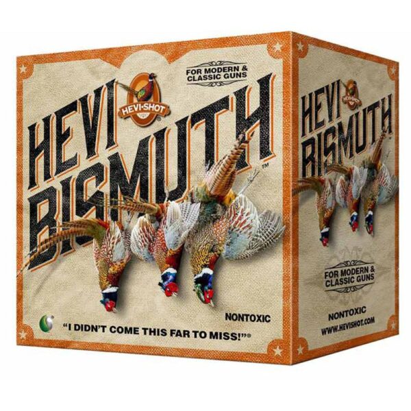 HEVI-Shot HEVI-Bismuth Upland Shotshells 12ga 2-3/4" 1-1/4oz 1400 fps #5 25/ct - Precision Shot Firearms