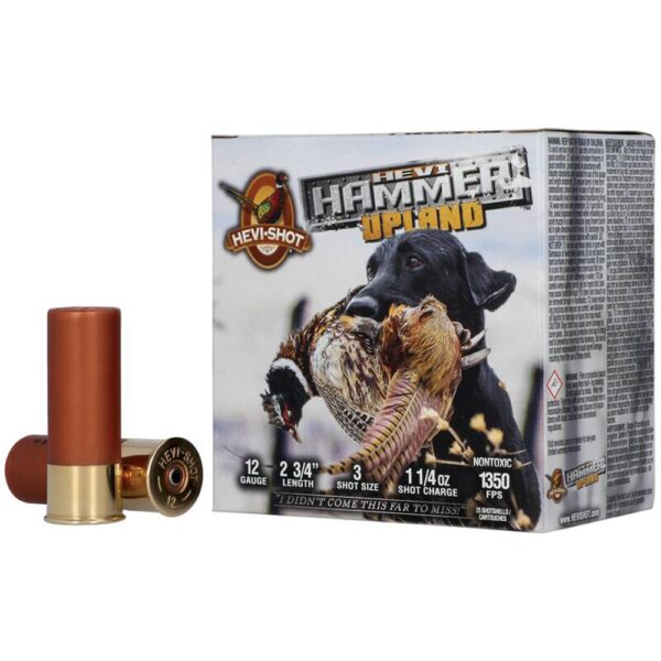 HEVI-Shot Hevi-Hammer Shotshell 12ga 2-3/4" 1-1/4oz 1350 fps #3 25/ct - Precision Shot Firearms