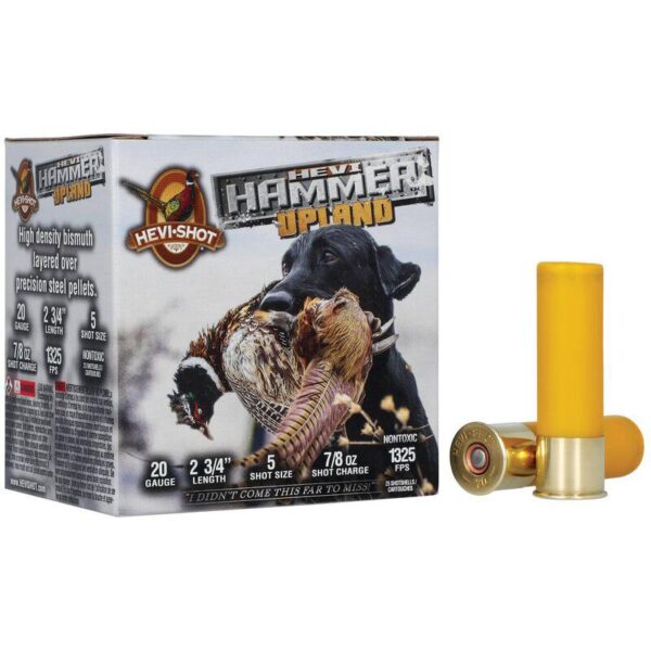 HEVI-SHOT HEVI Hammer Upland Shotshells 20ga 2-3/4" 7/8oz 1325 fps #5 25/ct - Precision Shot Firearms