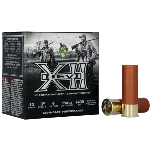 HEVI-Shot Hevi-XII Upland Shotshell 12 ga 3" 1-3/8 oz 1400 fps 4 25/rd - Precision Shot Firearms