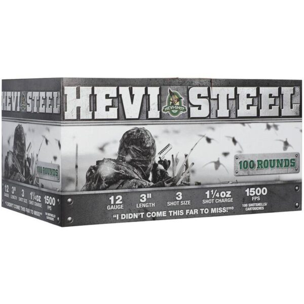HEVI-Shot HEVI-Steel Shotshells 20ga 3" 1-1/4oz 1500 fps #3 100/ct - Precision Shot Firearms