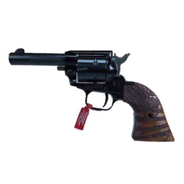 Heritage Barkeep Handgun .22 LR 6rd Capacity 2" Barrel Black with 1776 Flag Grip - Precision Shot Firearms