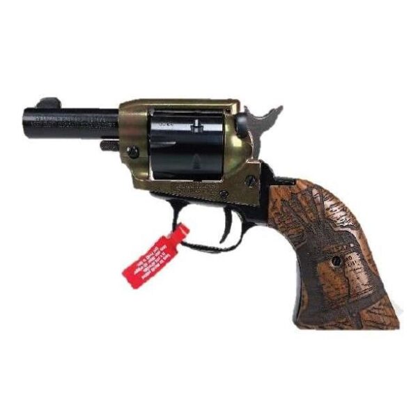Heritage Barkeep Handgun .22 LR 6rd Capacity 2" Barrel Black and Case Hardened Engraved Bell Grip - Precision Shot Firearms