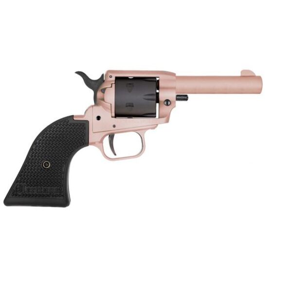 Heritage Barkeep Rose Gold Cerakote Handgun 22 LR 6/rd Magazine 3.6" Barrel Black Polymer Grips - Precision Shot Firearms
