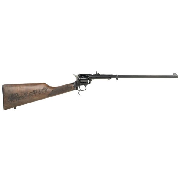 Heritage Rough Rider Stage Coach Carbine .22 LR 6rd Capacity 16" Barrel Buckhorn Sight Engraved Walnut Stock - Precision Shot Firearms