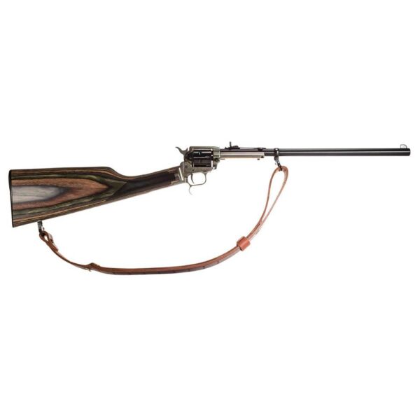 Heritage Rough Rider Rancher .22LR 6rd Capacity 16" Barrel Case Hardend Laminated Stock Buckhorn Sights Sling - Precision Shot Firearms