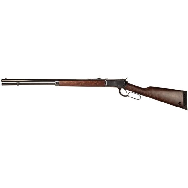 Heritage 92 Lever Action Rifle .45 Colt 12rd Capacity 24' Polished Black Octagon Barrel Wood Stock - Precision Shot Firearms