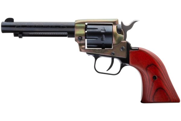 Heritage Rough Rider Case Hardened Handgun .22LR 9/rd Magazine 4.75" Barrel Cocobolo Grips - Precision Shot Firearms