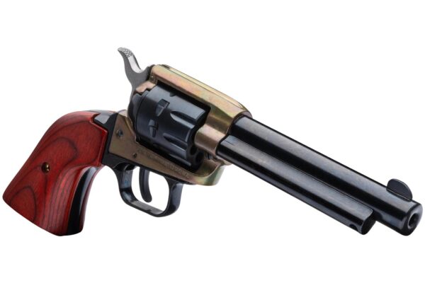 Heritage Rough Rider Case Hardened Handgun .22LR 9/rd Magazine 4.75" Barrel Cocobolo Grips - Precision Shot Firearms