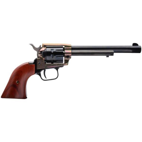 Heritage Rough Rider Case Hardened Handgun .22LR 9rd Capacity 6.5" Barrel Cocobolo Grips - Precision Shot Firearms