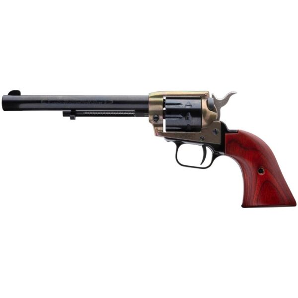 Heritage Rough Rider Case Hardened Handgun .22LR 9rd Capacity 6.5" Barrel Cocobolo Grips - Precision Shot Firearms