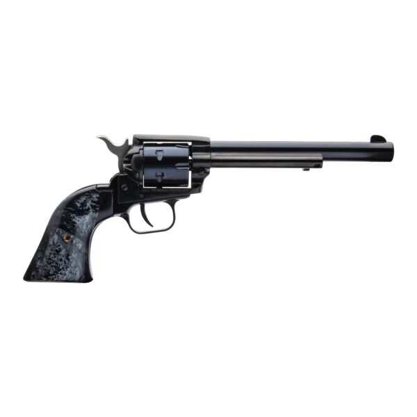Heritage Rough Rider Revolver Handgun .22 LR 6rd 6.5" Barrel Black Pearl - Precision Shot Firearms