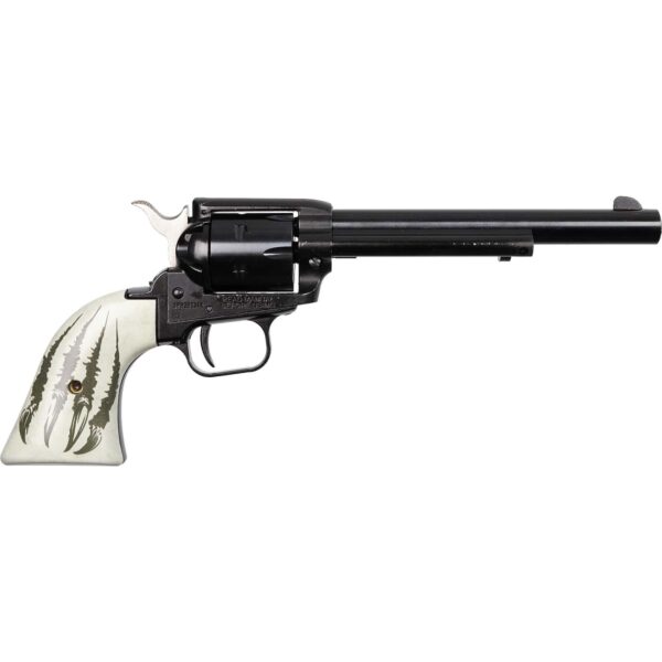 Heritage Rough Rider Handgun .22 LR 6rd Capacity 6.5" Barrel Bear Claw Wood Grips Nylon Holster - Precision Shot Firearms