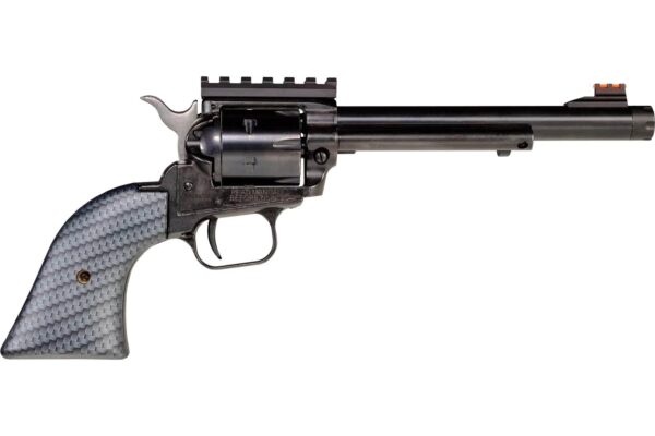 Heritage Rough Rider Tactical Cowboy Handgun .22 LR 6rd Capacity 6.5" Threaded Barrel Carbon Fiber Grips - Precision Shot Firearms