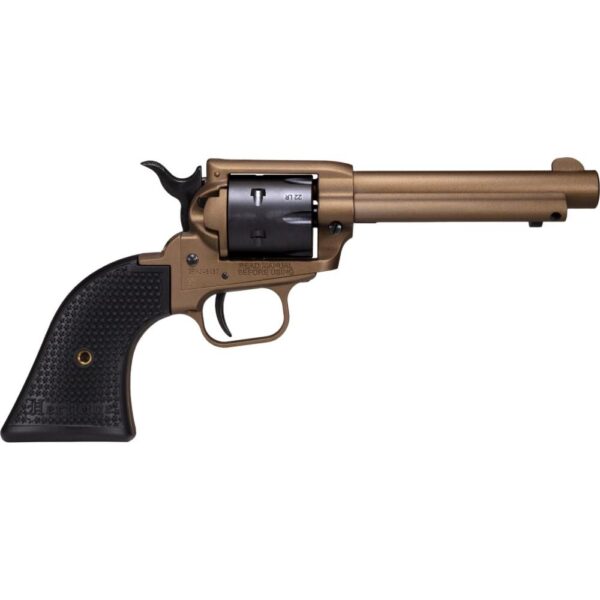 Heritage Rough Rider Handgun .22 LR 6/rd Capacity 4.75" Barrel Polymer Black Burnt Bronze Cerakote - Precision Shot Firearms