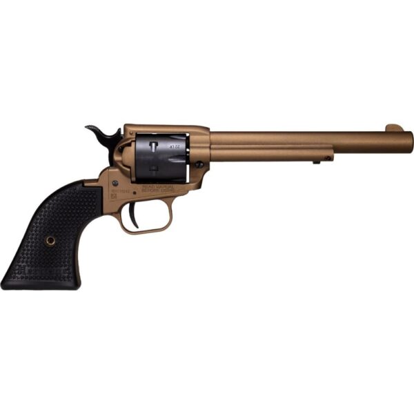 Heritage Rough Rider Handgun .22 LR 6rd Capacity 6.5" Barrel Polymer Black Burnt Bronze Cerakote - Precision Shot Firearms